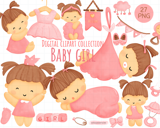 baby shower girl collection.