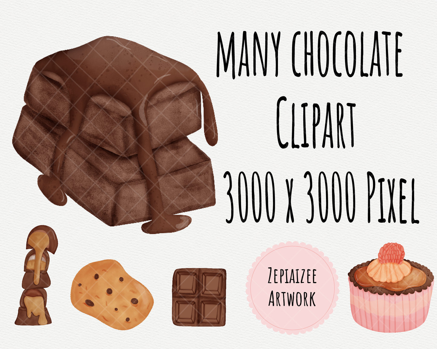 chocolate sweet snack clipart