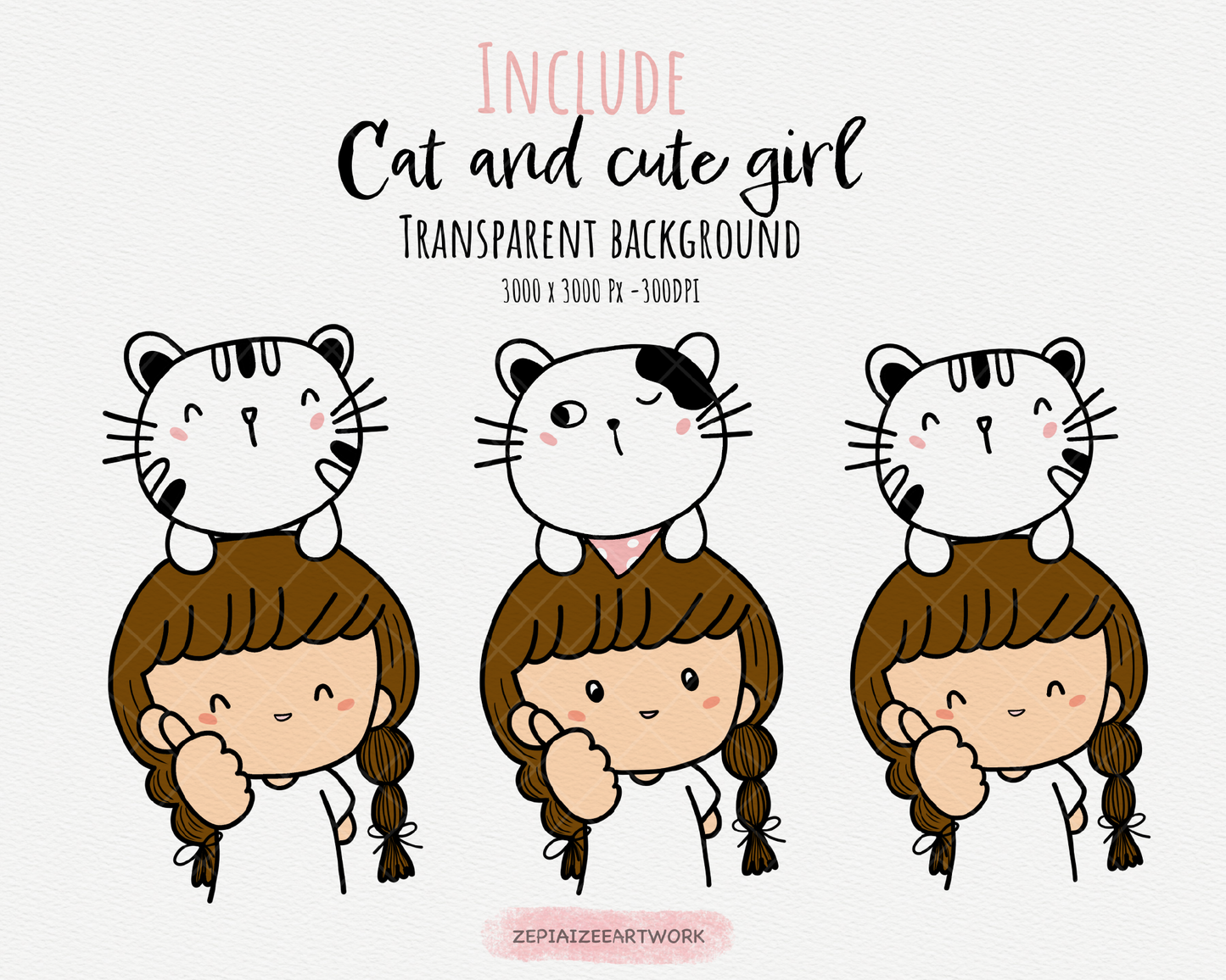 cat international day clipart.